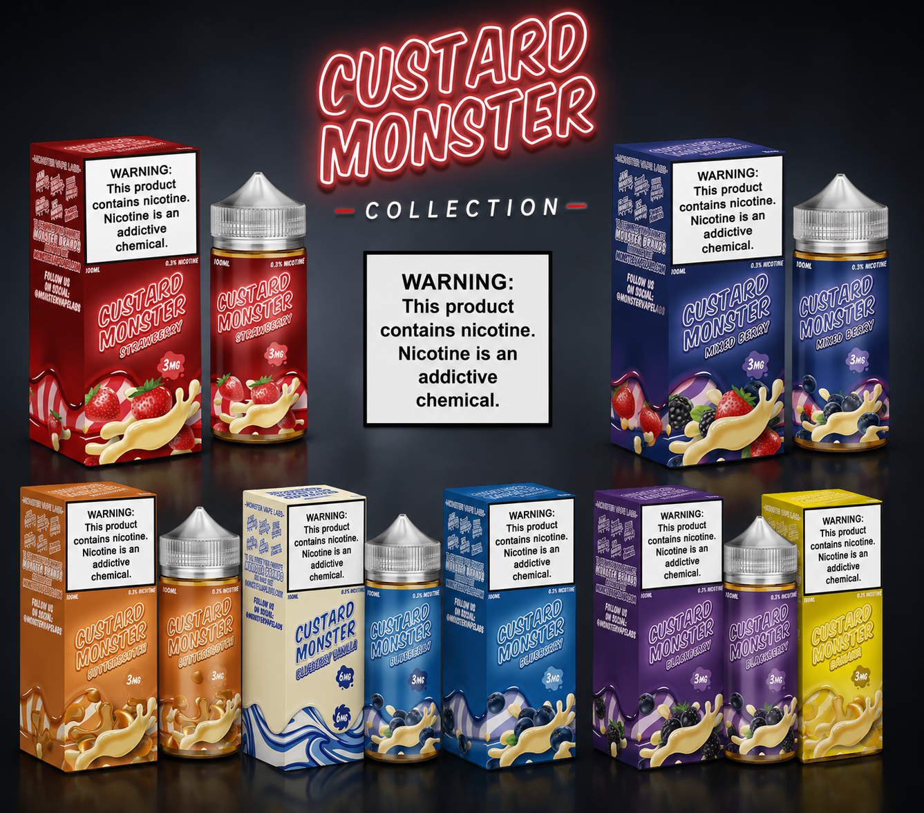 Custard Monster E Juice 100mL