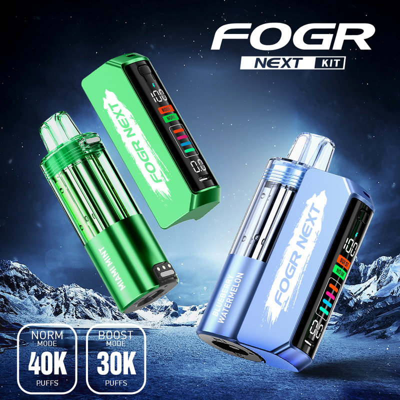 Fogr Next 40K Puffs Disposable Kit – Display of 5