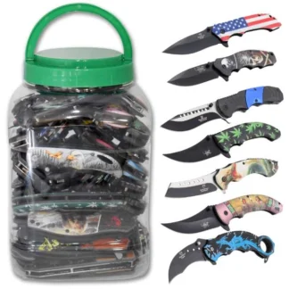 Assorted Knives - 48 Count Jar