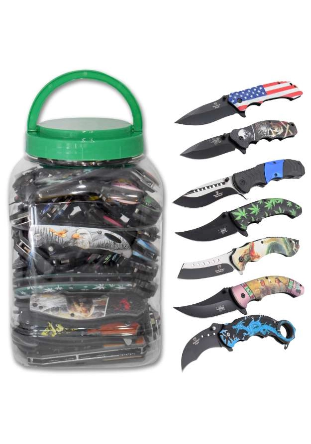 Assorted Knives - 48 Count Jar