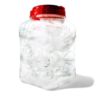 4''Clear OB 90ct Jar