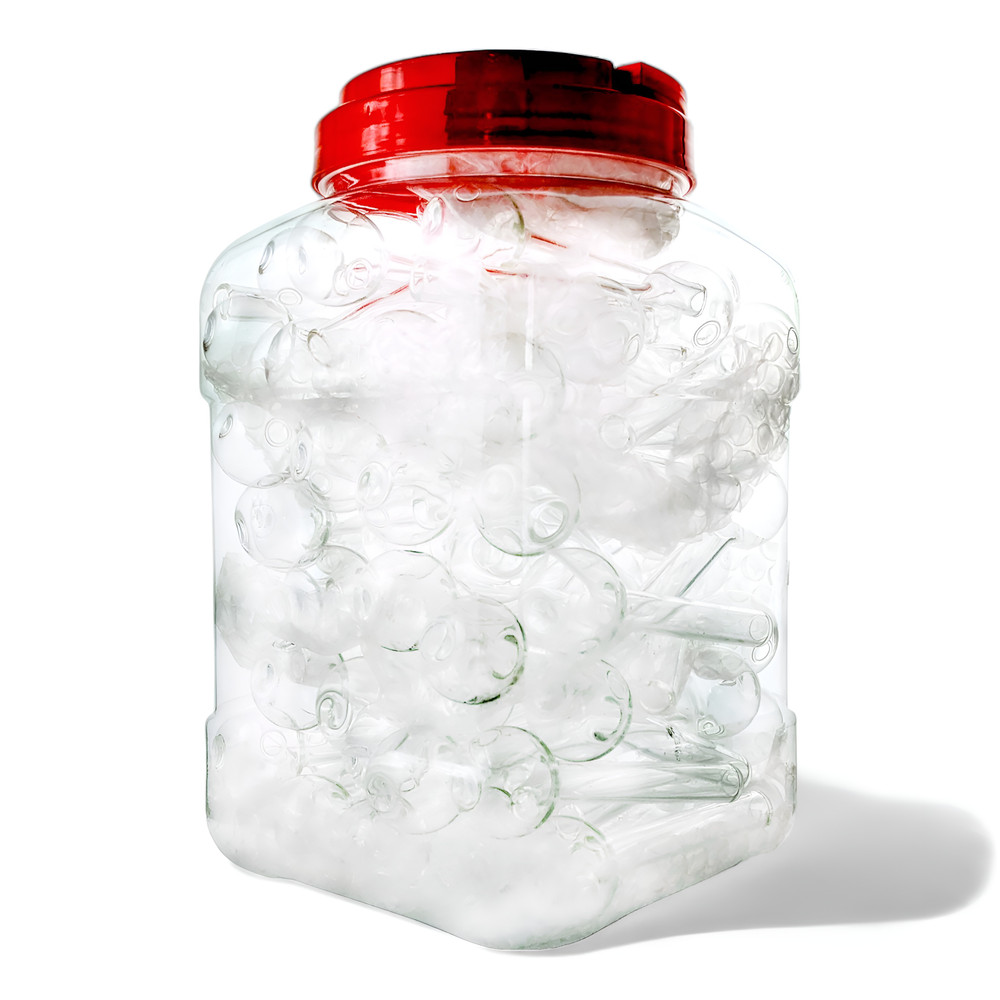 4''Clear OB 90ct Jar