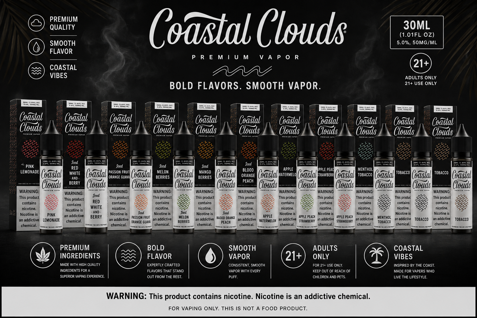 Coastal Clouds Salts 30mL