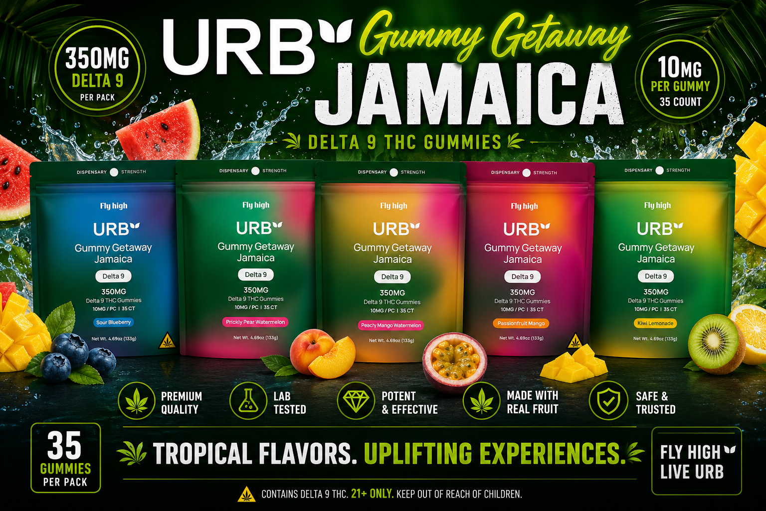 Urb D9 THC Gummies