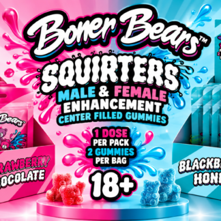 Boner Bear Gummies- 12ct Display Single Dose