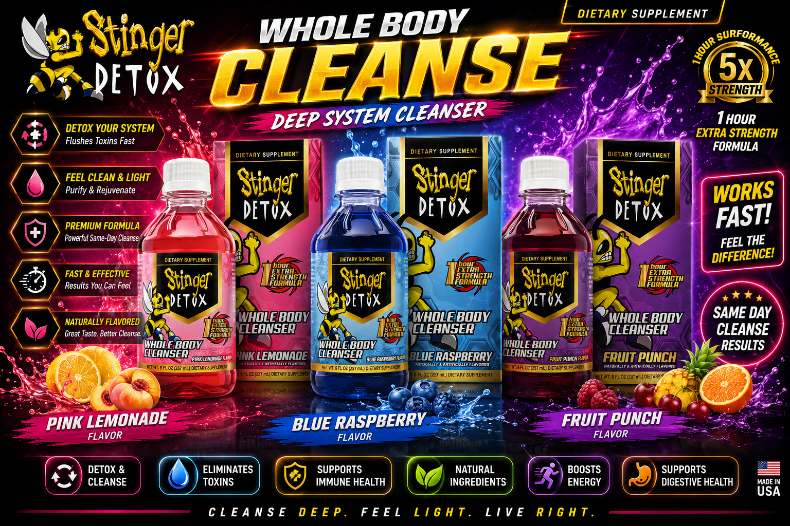 Stinger Detox Whole Body Cleanser 1 Hour