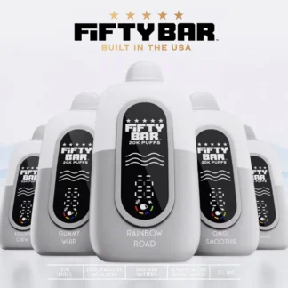 Fifty Bar White Series Disposable Vape 20K Puff – Pack of 5