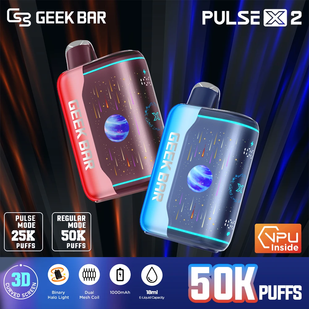 Geek Bar Pulse X2 50K Puffs 5pk (Bull Edition)
