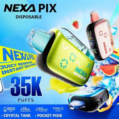 Nexa Pix 35000 Puffs Build in USA Disposable – Display of 5