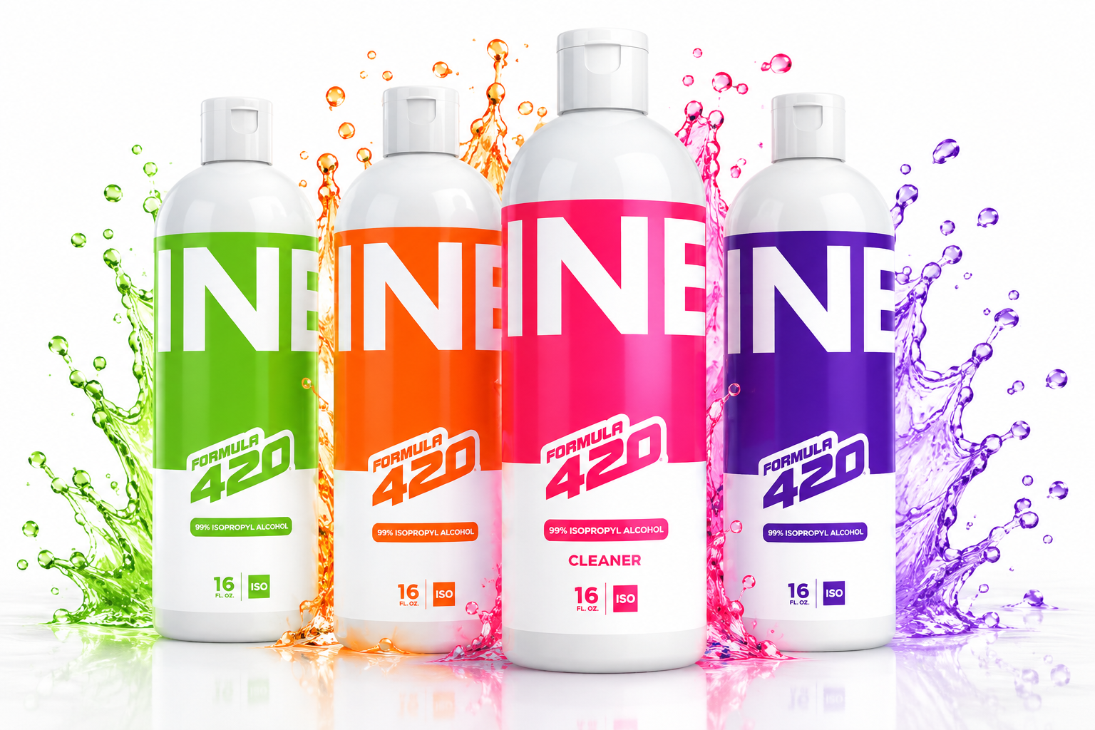 Formula 420 NINE9 99% Isopropyl Alcohol Glass Cleaner 16oz