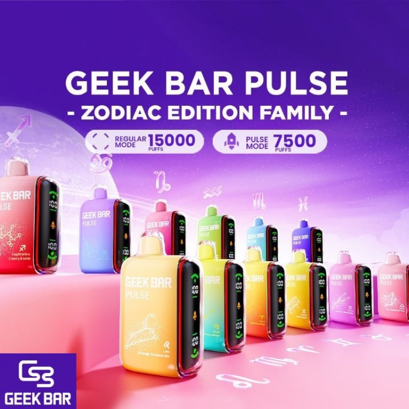 Geek Bar Pulse 15000 Puffs 5pk