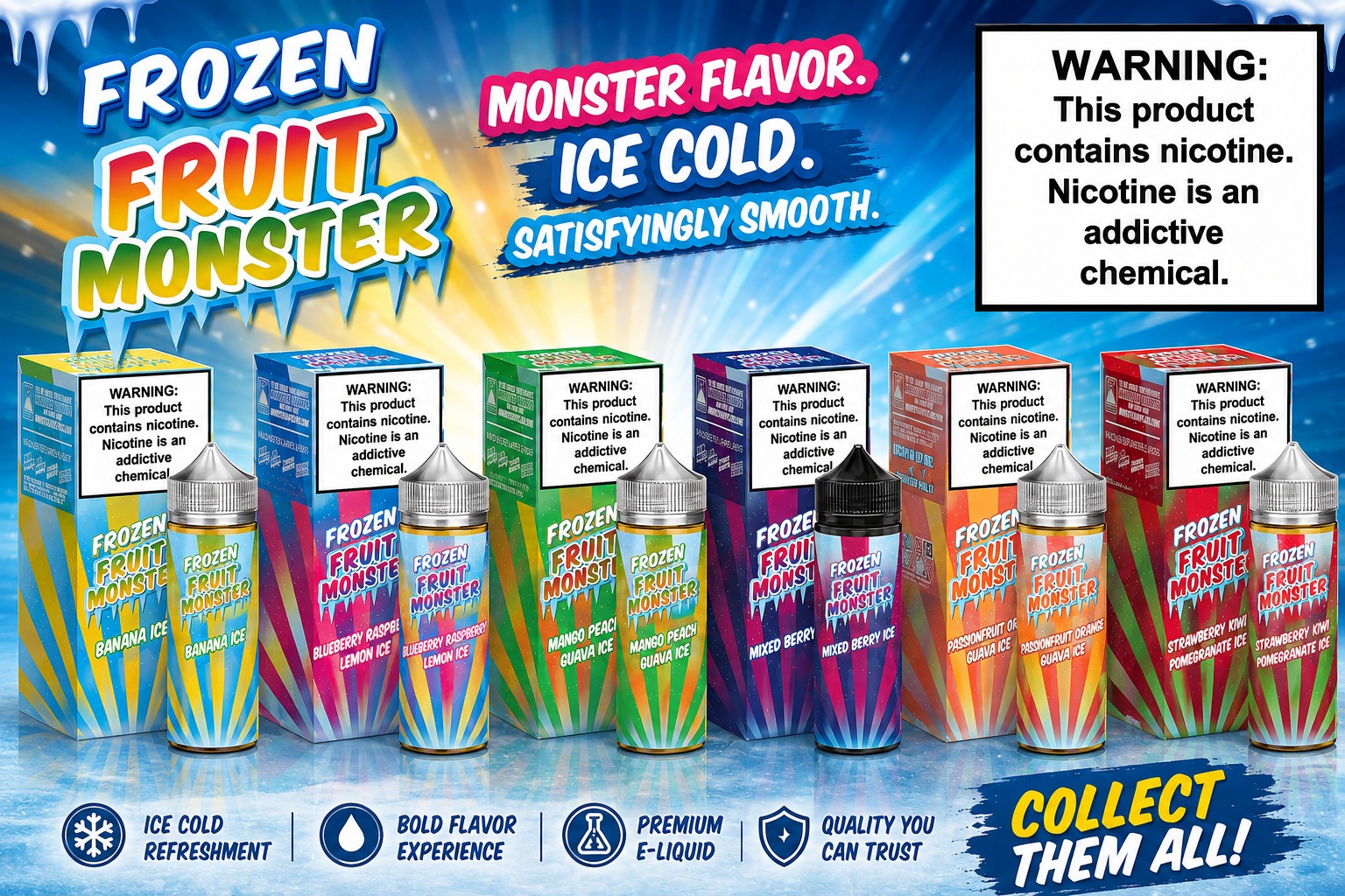 Frozen Fruit Monster E Juice 100mL