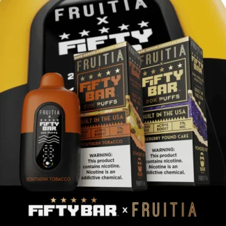 Fifty Bar x Fruita Disposable Vape 20K Puff – Pack of 5