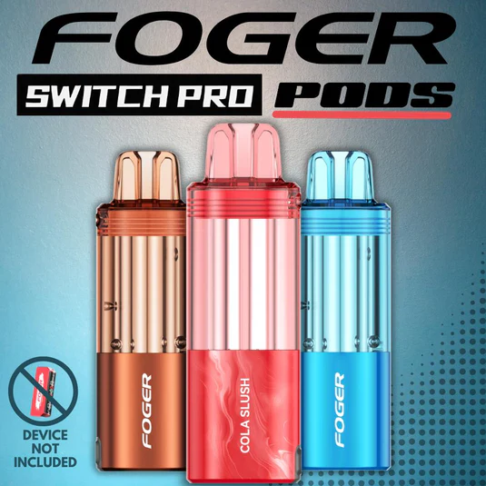 Foger Switch Pro 30000 Puffs Disposable Pods Only – Display of 5