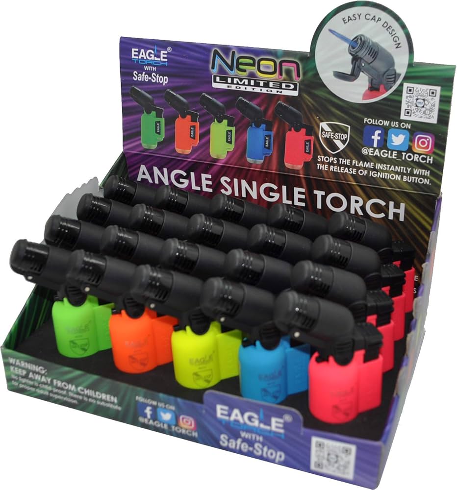 Neon Eagle Torch 45 Degree 20 Count Display Box