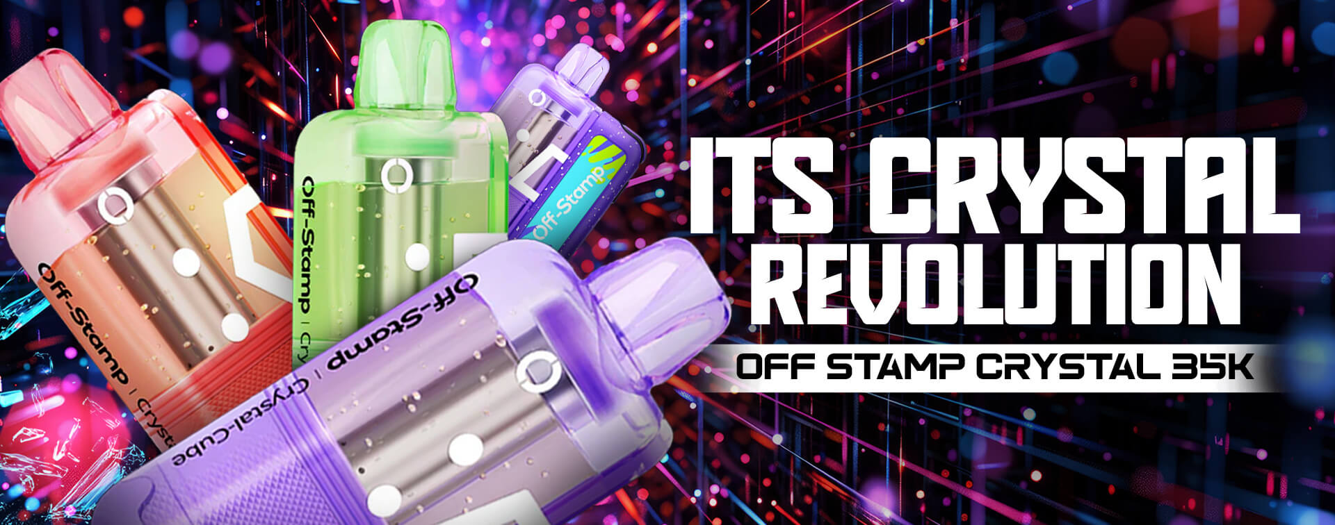 Off-Stamp Crystal-Cube Disposable Pod