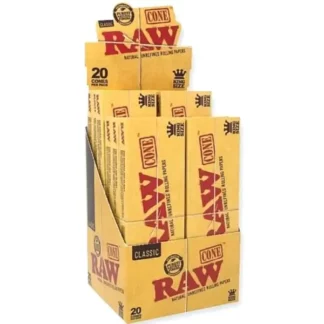 RAW Cones Classic King Size 12pk 20ct