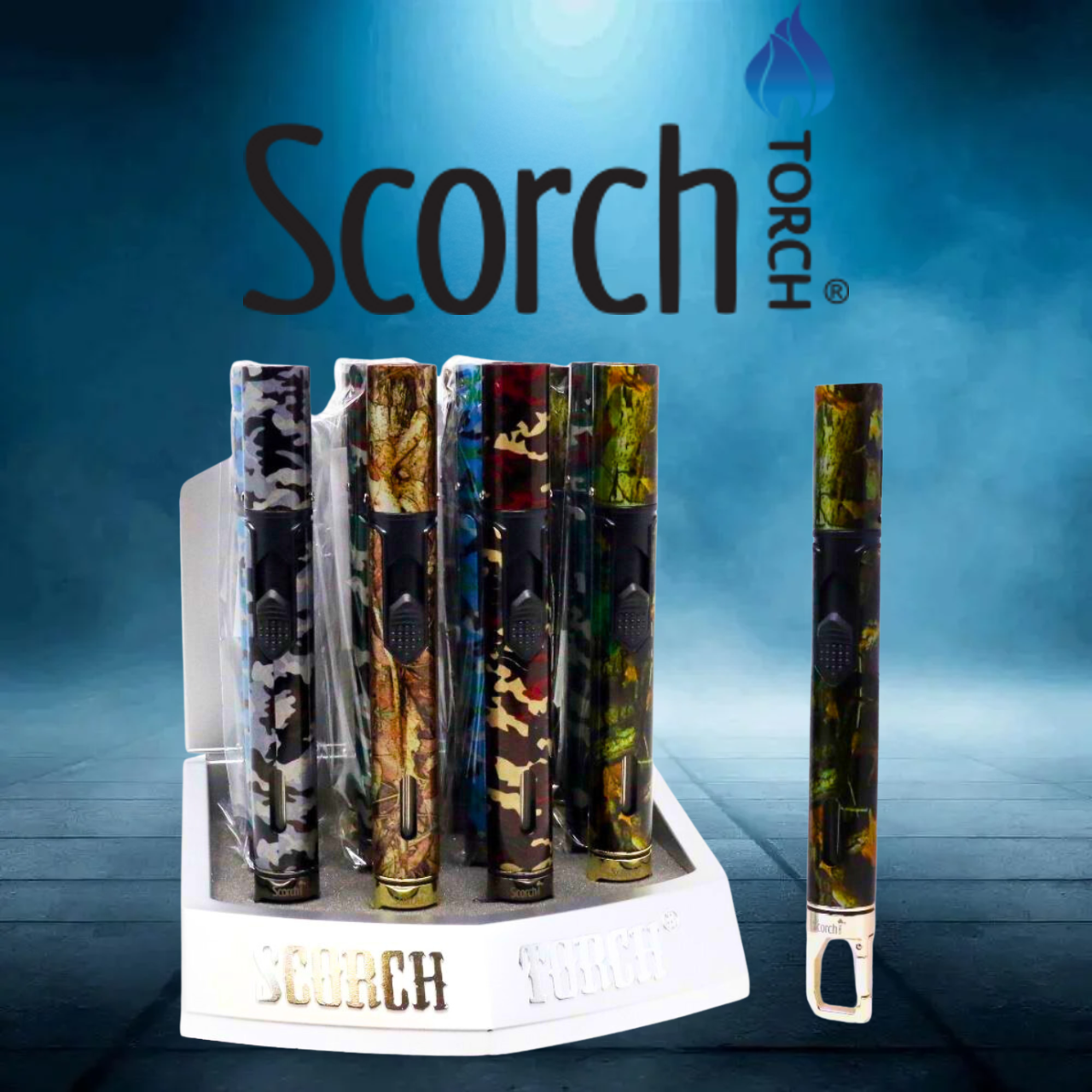 Scorch Torch Camo Pen 12 Count Display Box