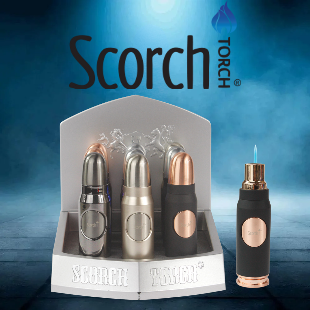 Scorch Torch Lighter Missile 9 Count Display Box