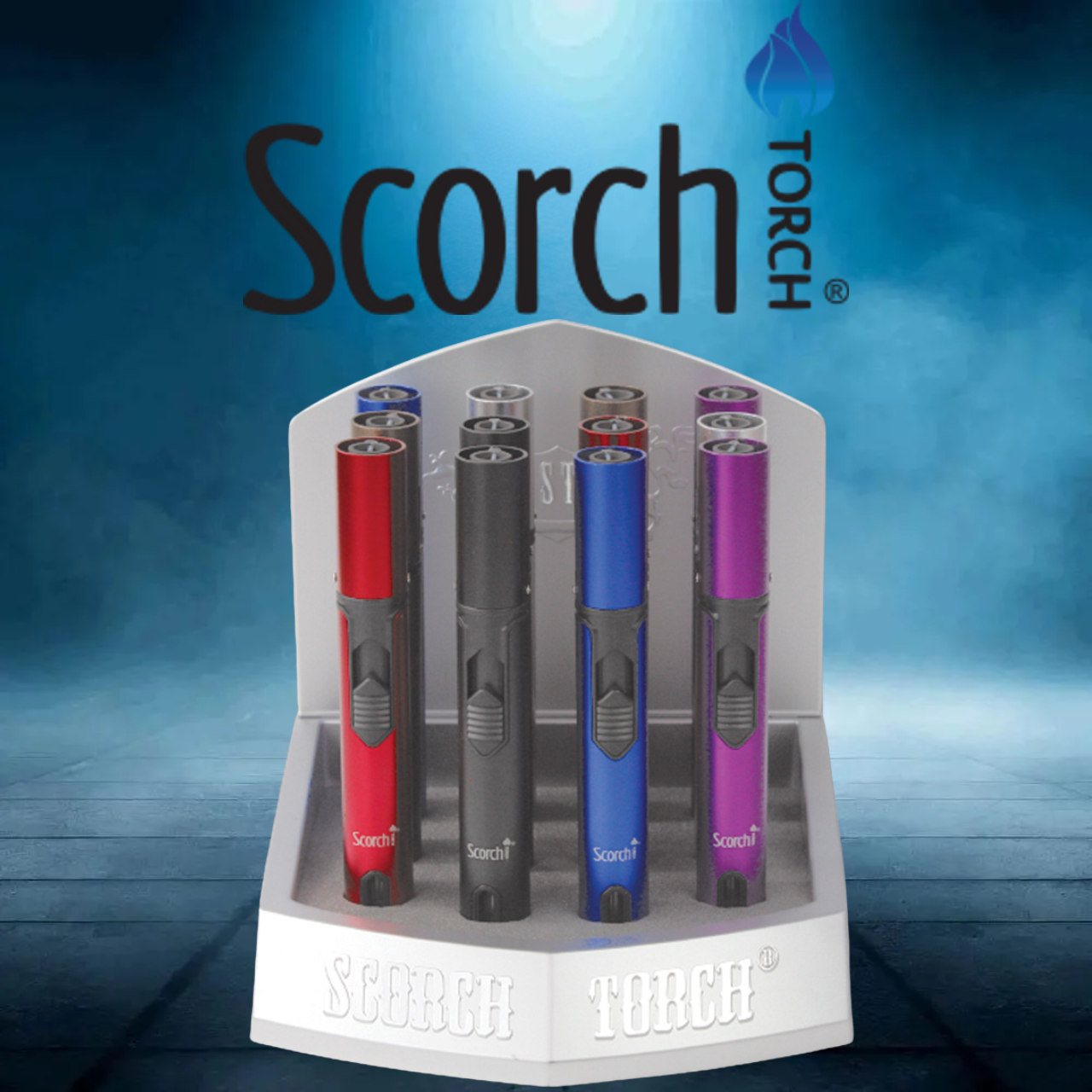 Scorch Torch Slim Pencil Turbo 12 Count Display Box