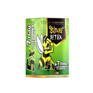 Stinger Detox 5x 7 Day Extra Strength Permanent I 8 Oz Bottle I Lime